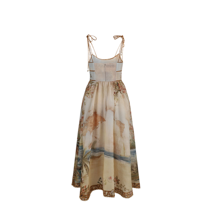 Mahon Linen Corset Dress - Image 2