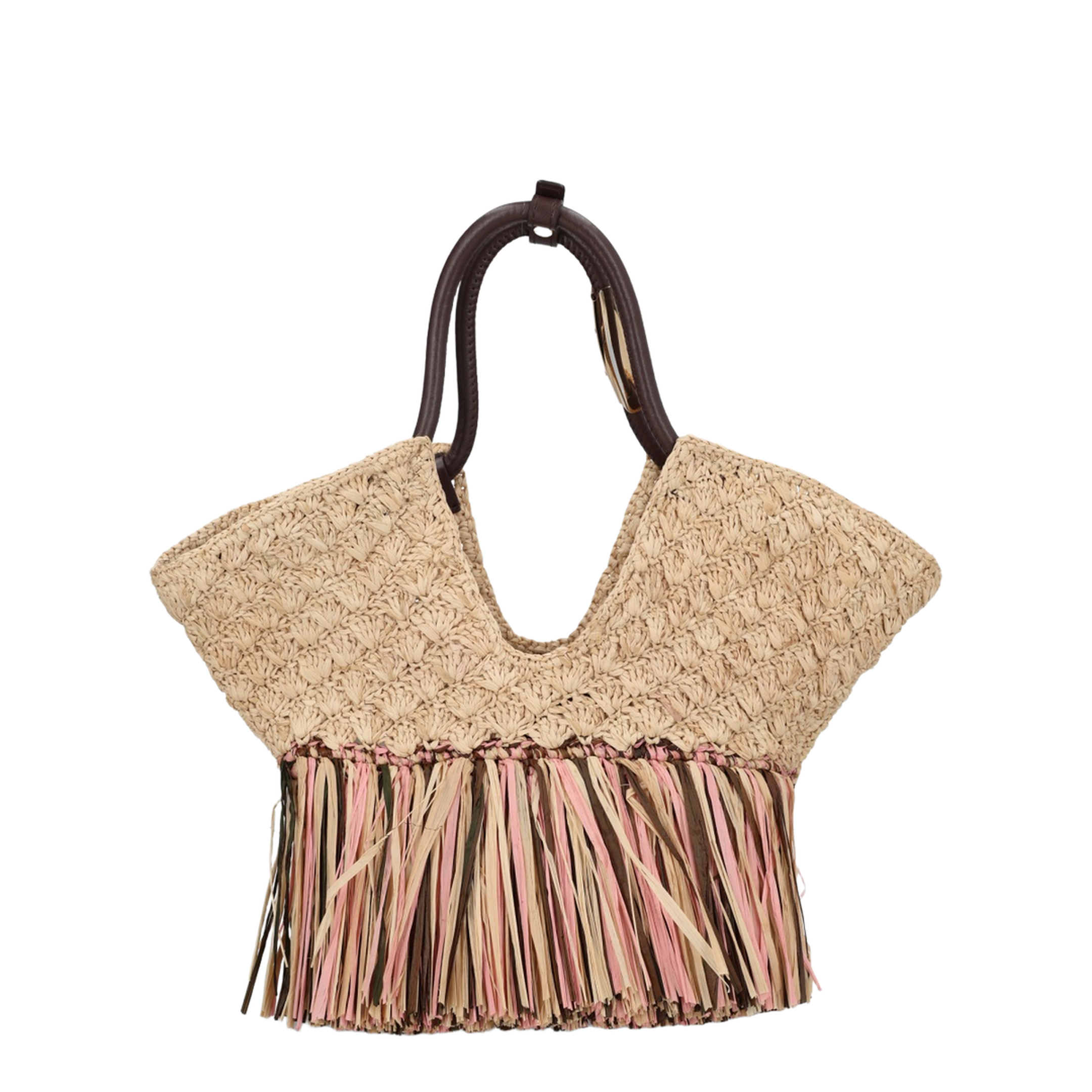 Goldentime Small Fringe Tote - Image 1