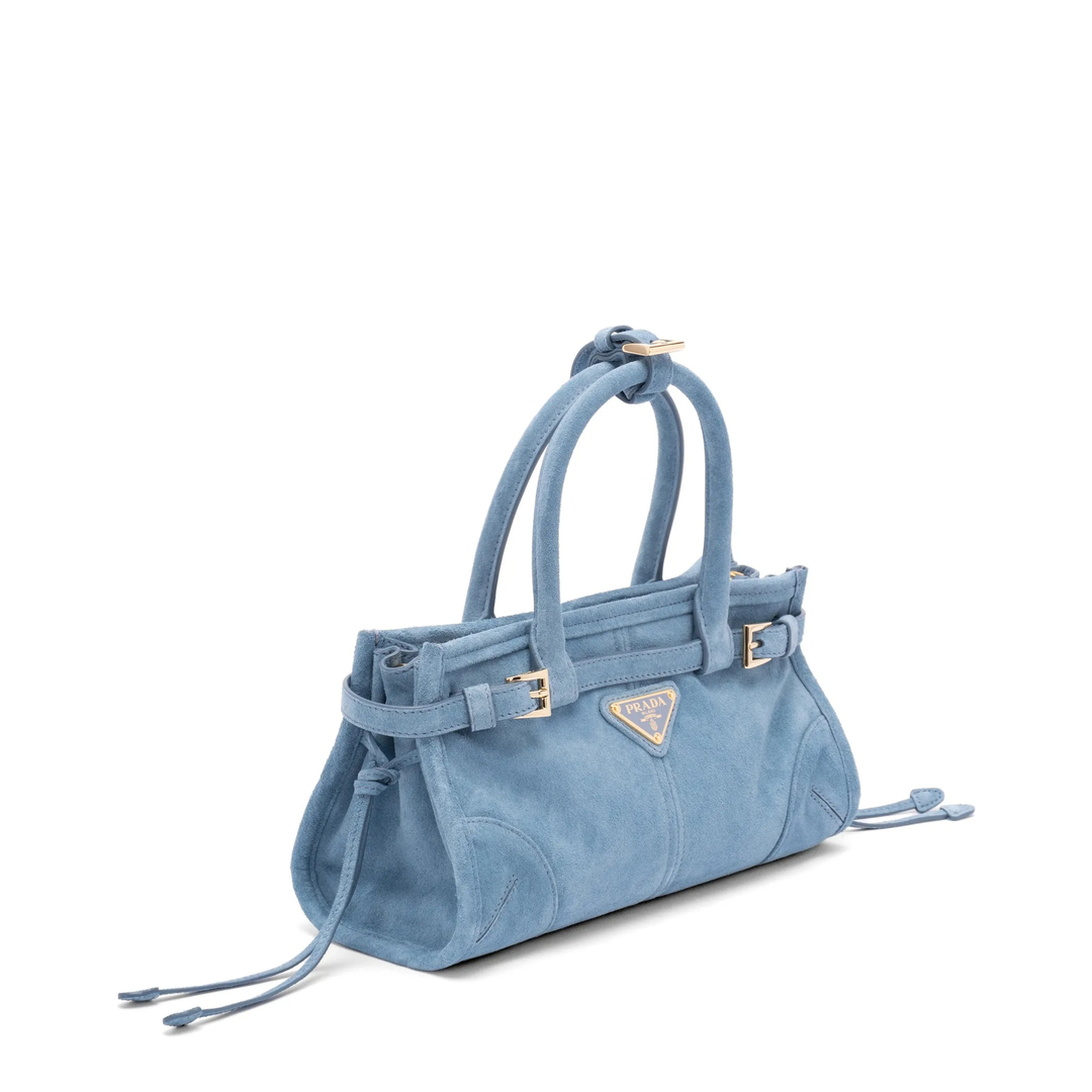 Bonnie Mini Leather Handbag - Light Blue - Image 2