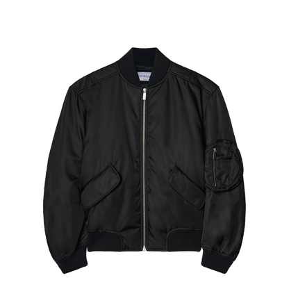 Nylon Bomber Jacket - Image 1