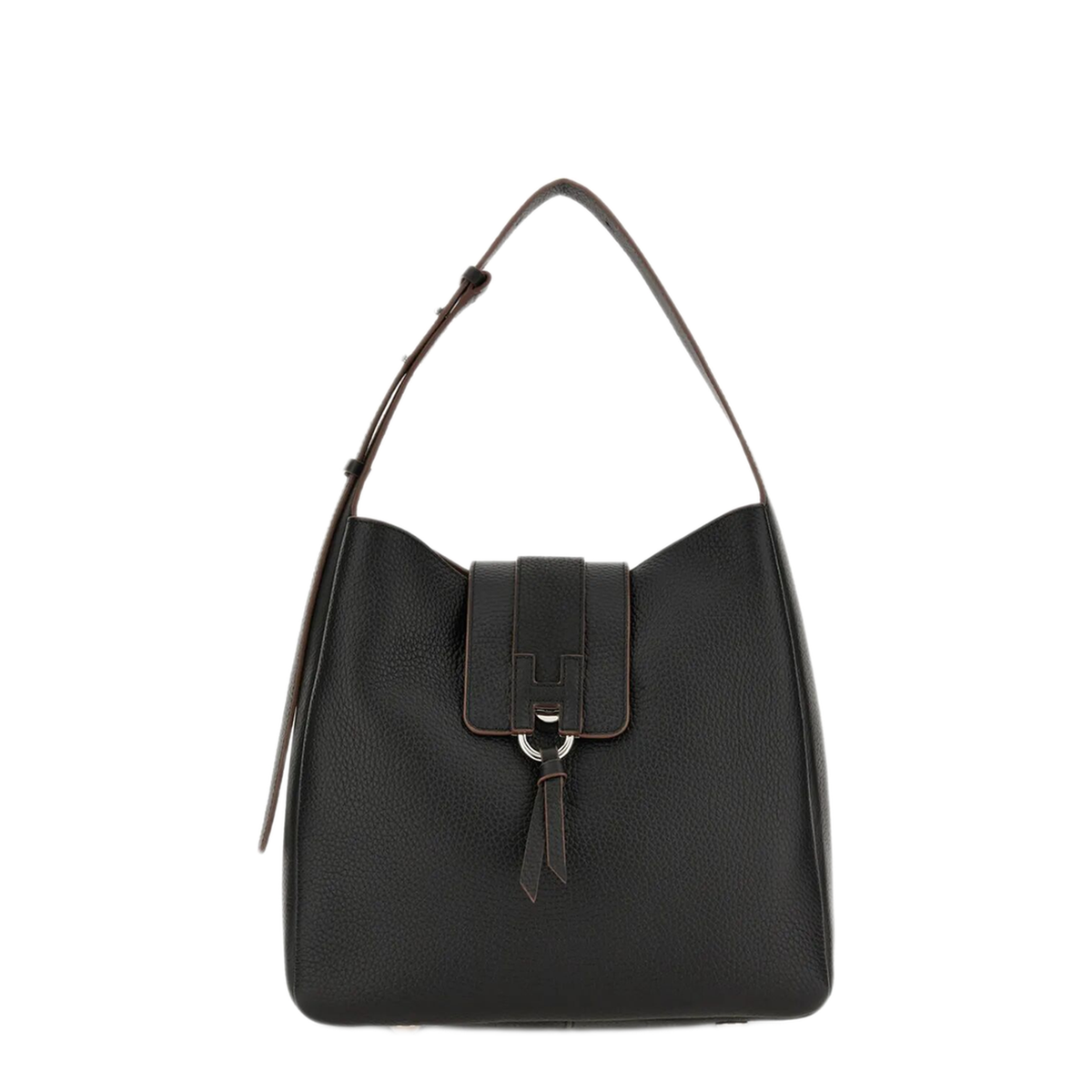 XS Calfskin Shoulder Bag - Nero - Image 1