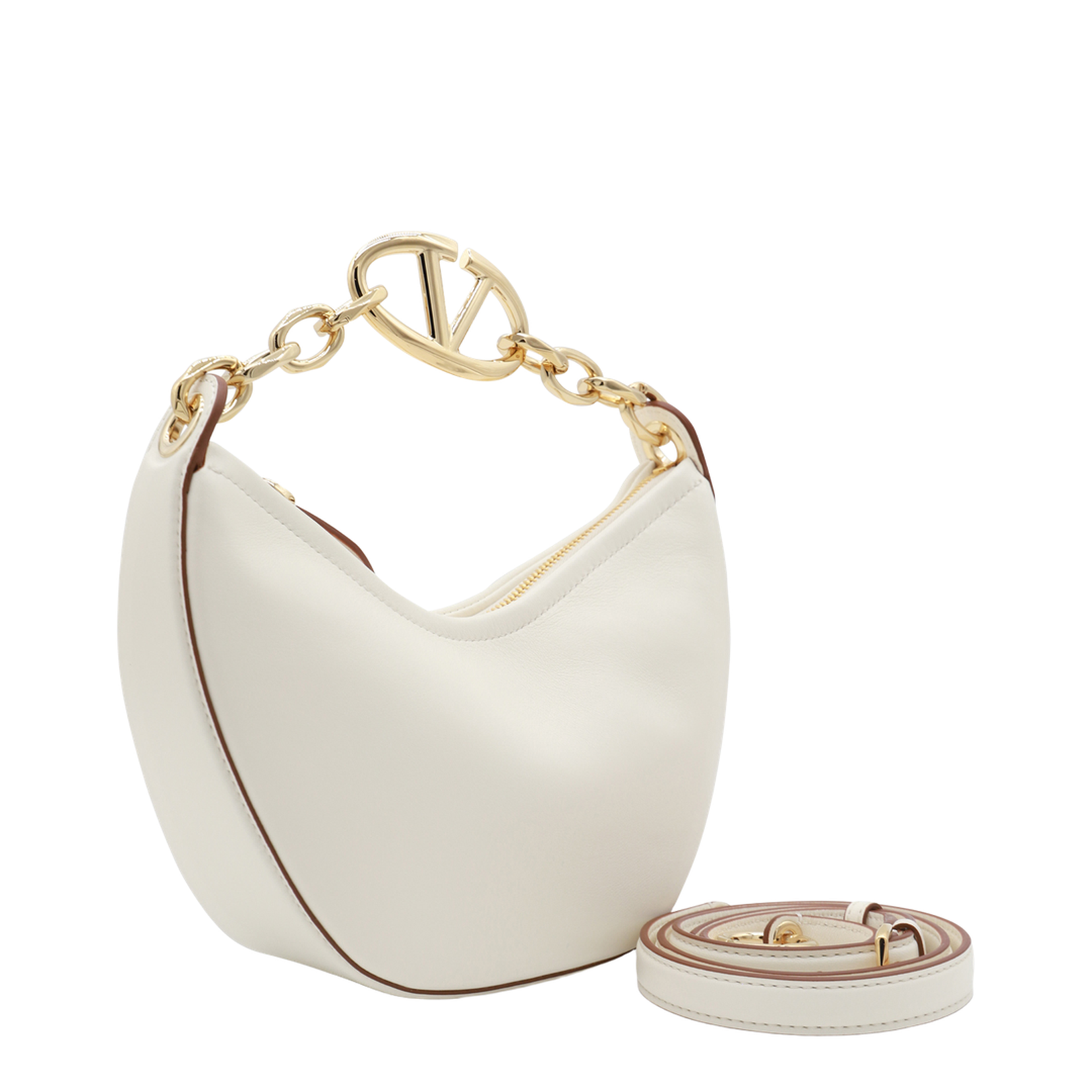 Mini Hobo Vlogo Moon Handbag - Image 3