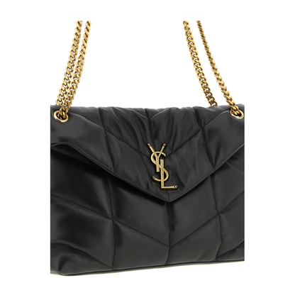 Puffer Medium Nappa leather Shoulder Bags - Black - Image 3