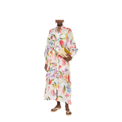 Printed Long Dress - Image 1