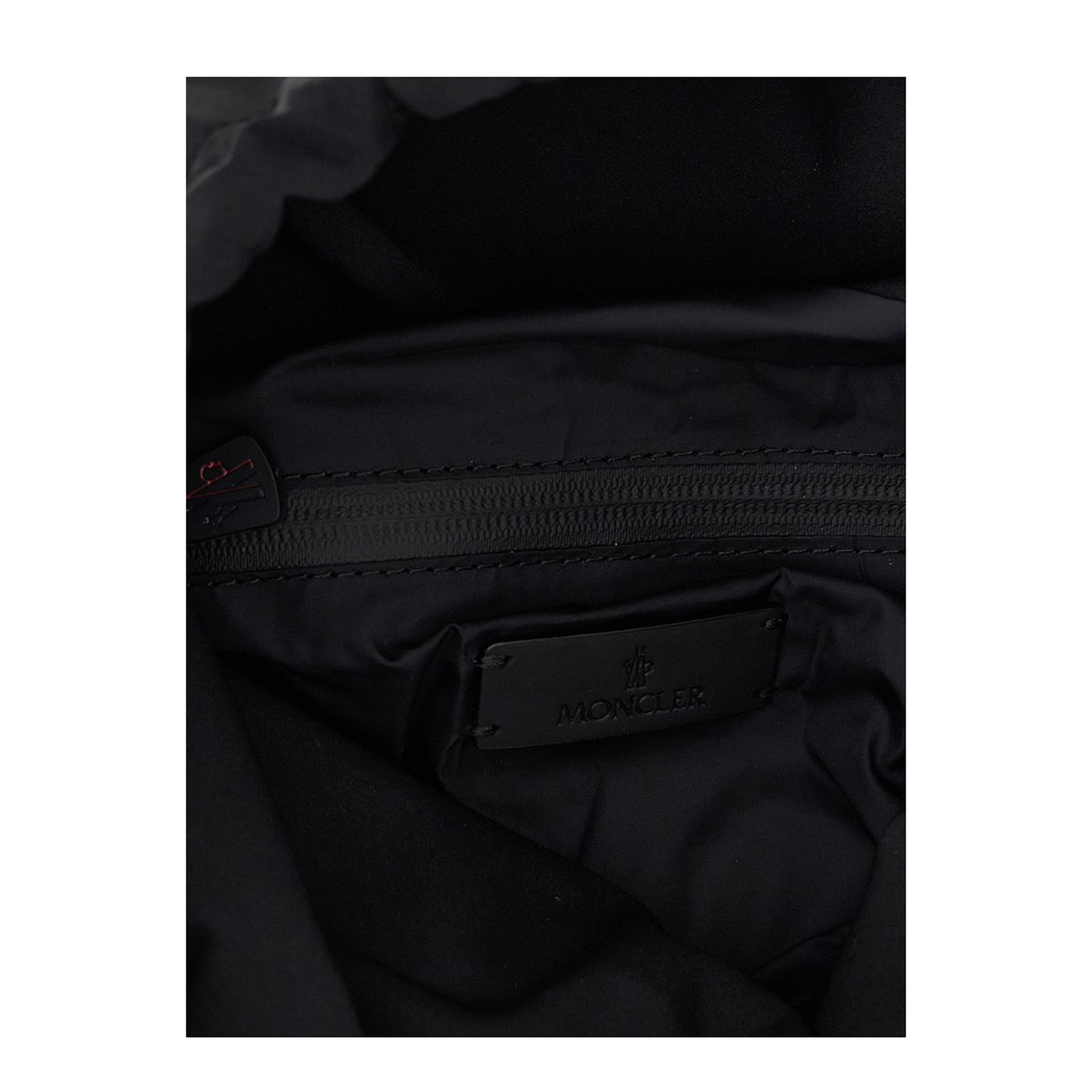 Black Technical Fabric Backpack - Image 3