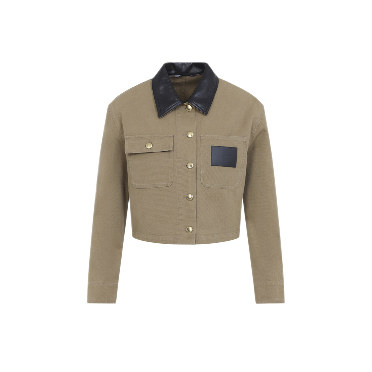 Heavy Cotton Cropped Jacket - Image 2