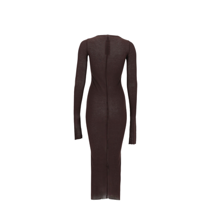 Long-Sleeved Midi Dress - Image 3