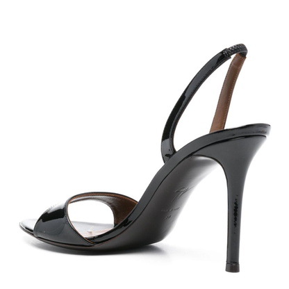 Sandals Black — 10 cm Stiletto Elegance - Image 2