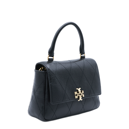 Mini Charlie Mini Pebbled Leather Crossbody - Black - Image 3