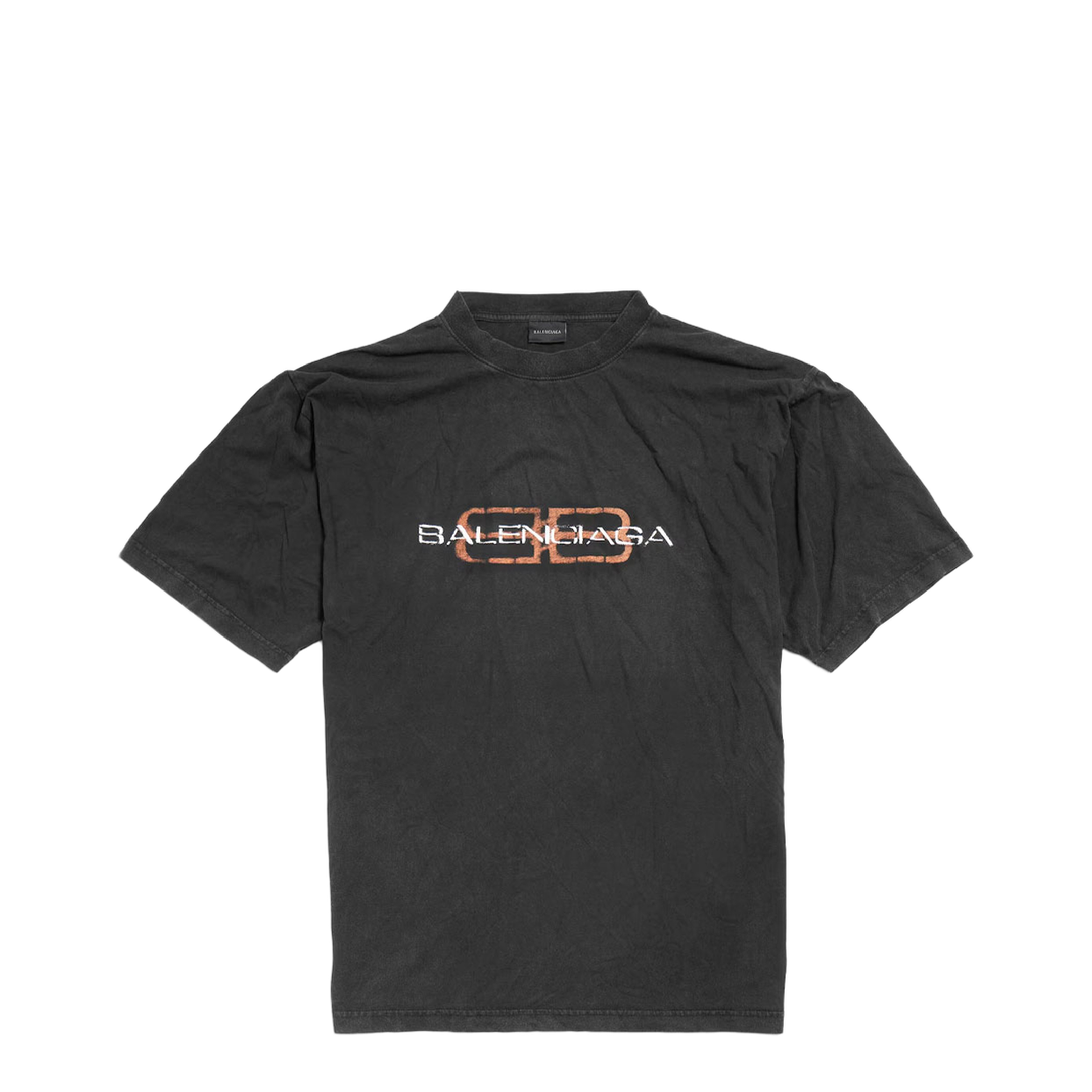 Icon Stencil Medium Fit T-Shirt in Faded Jersey - Image 1