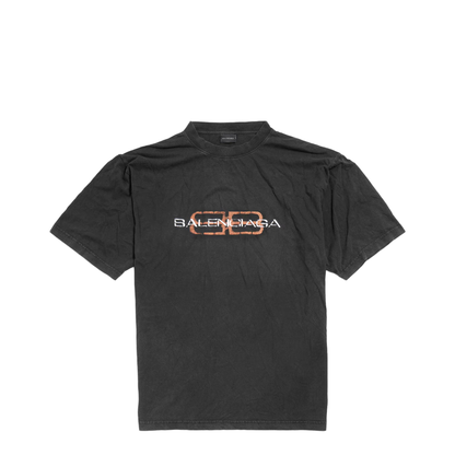 Icon Stencil Medium Fit T-Shirt in Faded Jersey - Image 1