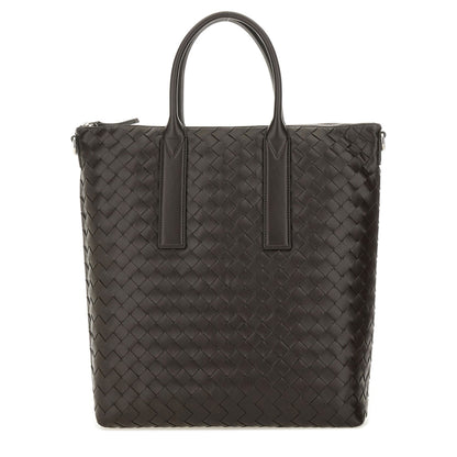 黑色編織皮革手提包