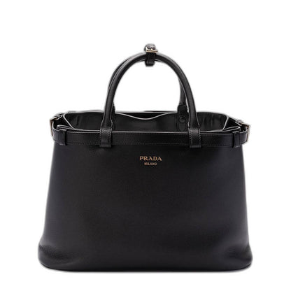 Medium Buckle Leather Handbag - Image 1
