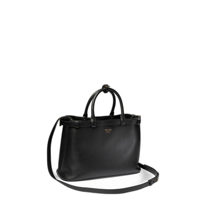 Buckle Medium Grainy Leather Handbag - Image 2
