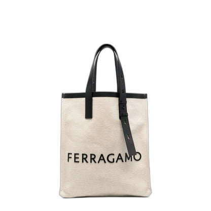 Sand Canvas Shopping Bag - Image 1