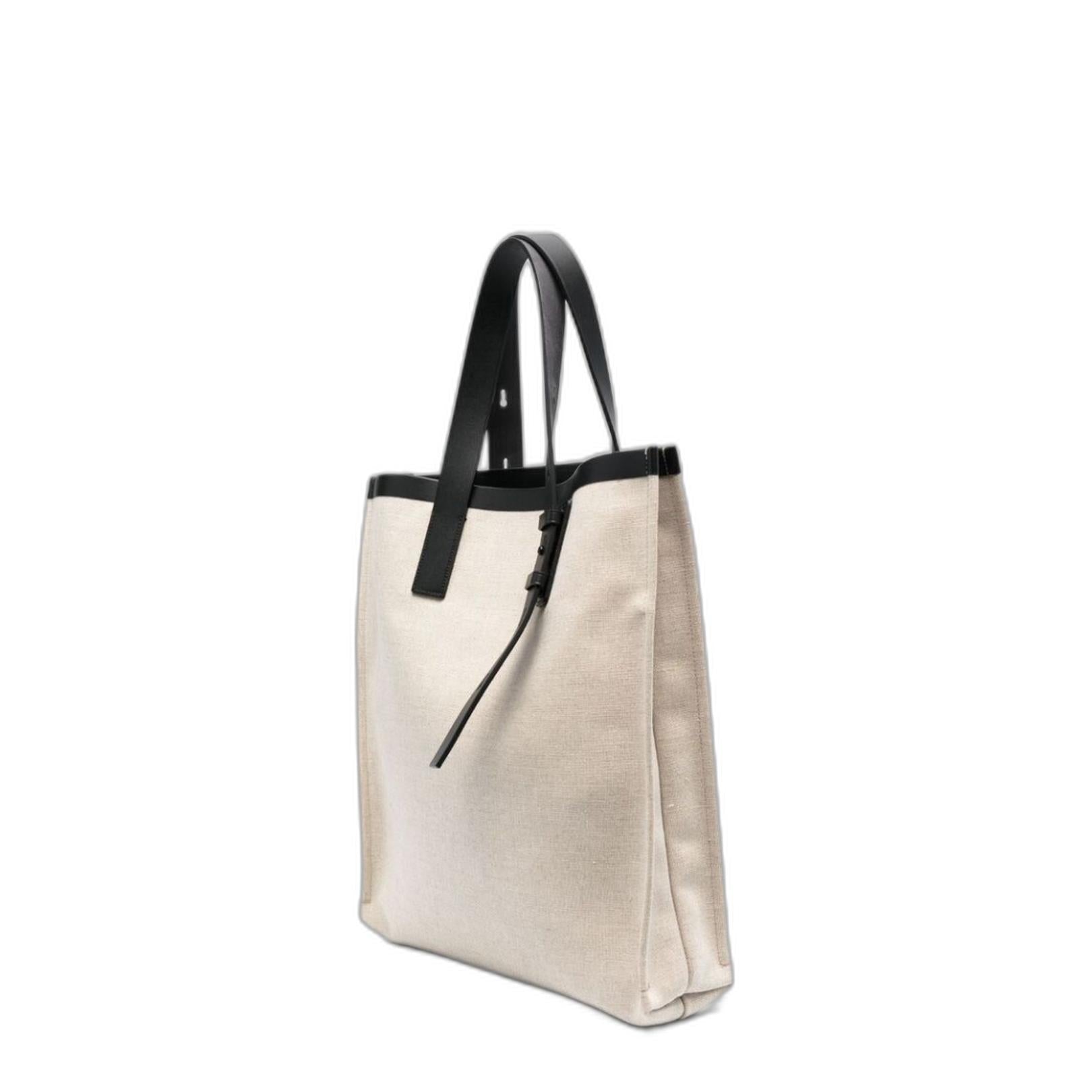 Sand Canvas Shopping Bag - Image 2