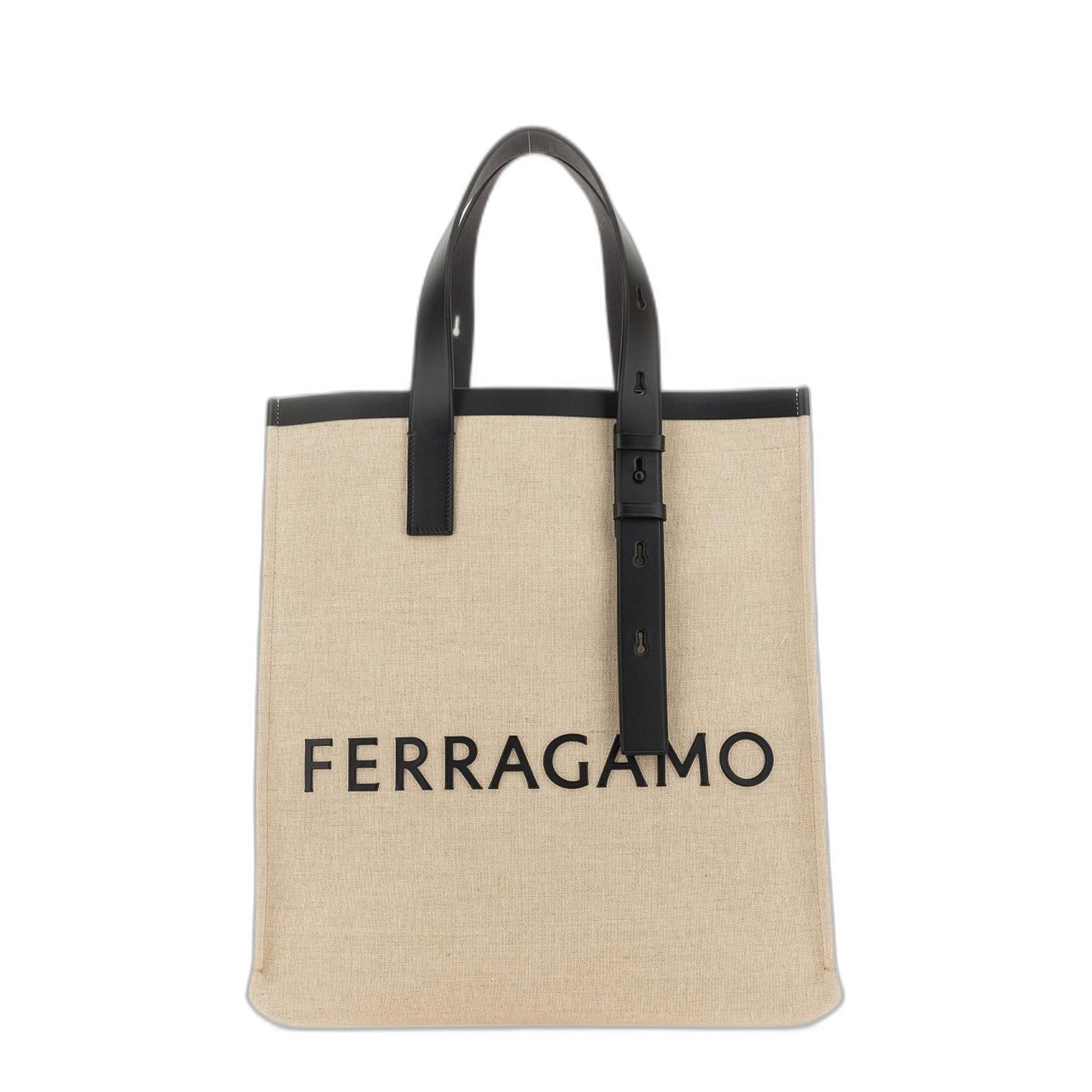 Ferragamo Tote Bag With Logo - Image 1
