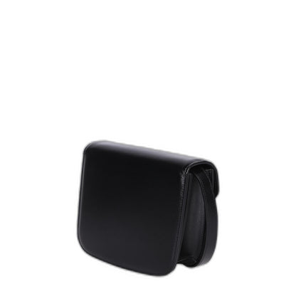 Ferragamo Black Leather Small Fiamma Crossbody Bag - Image 2