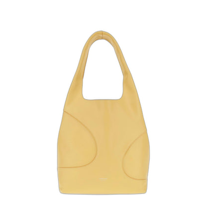 Ferragamo Yellow Leather Shoulder Bag - Image 1