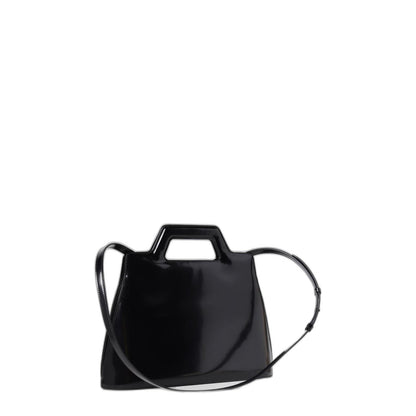 Wanda Leather Tote Bag in Black - Image 5
