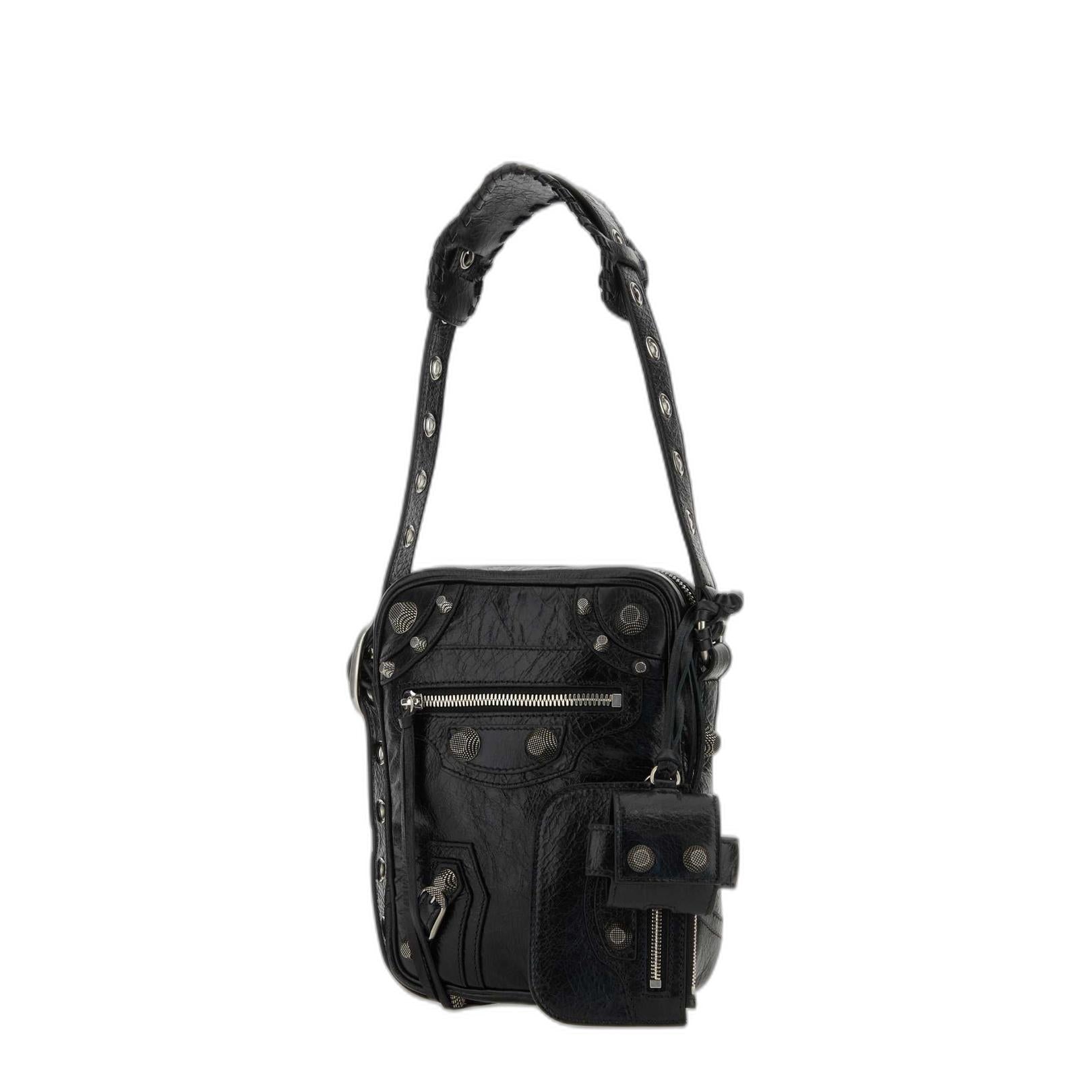 Le Cagole Crossbody Bag in Black - Image 1