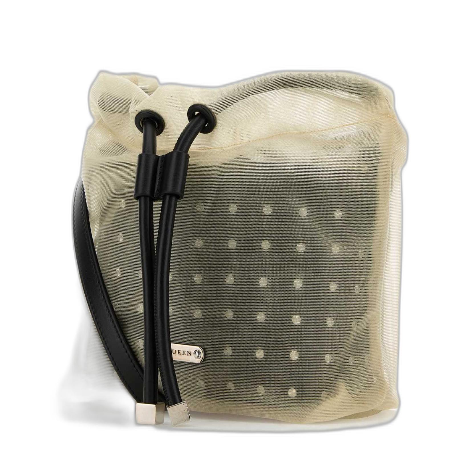 Two-tone Leather And Tulle Nebula Crossbody - Image 2