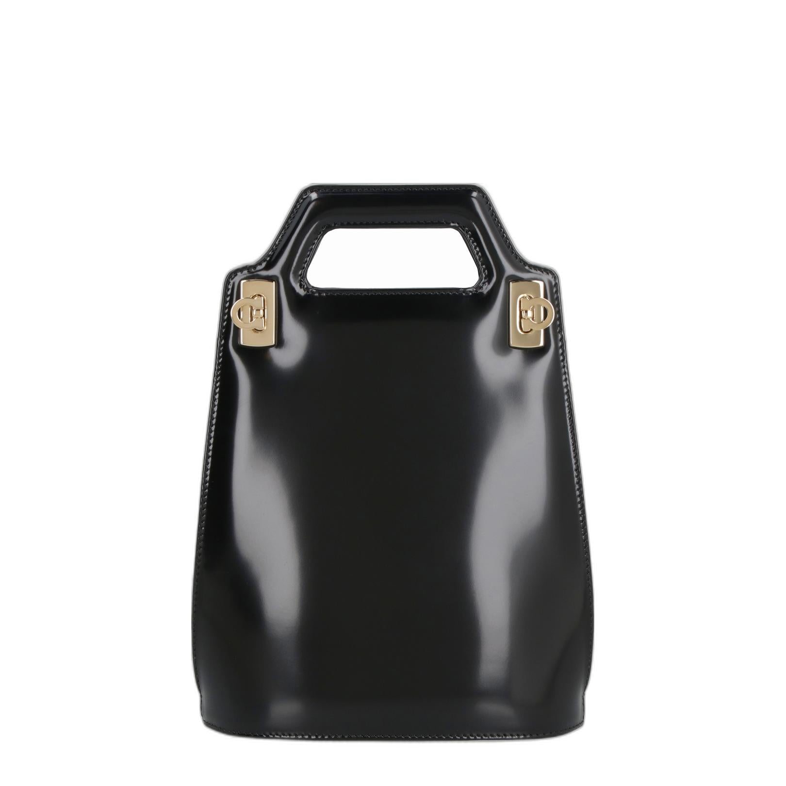 Ferragamo Wanda Leather Mini Bag - Image 1