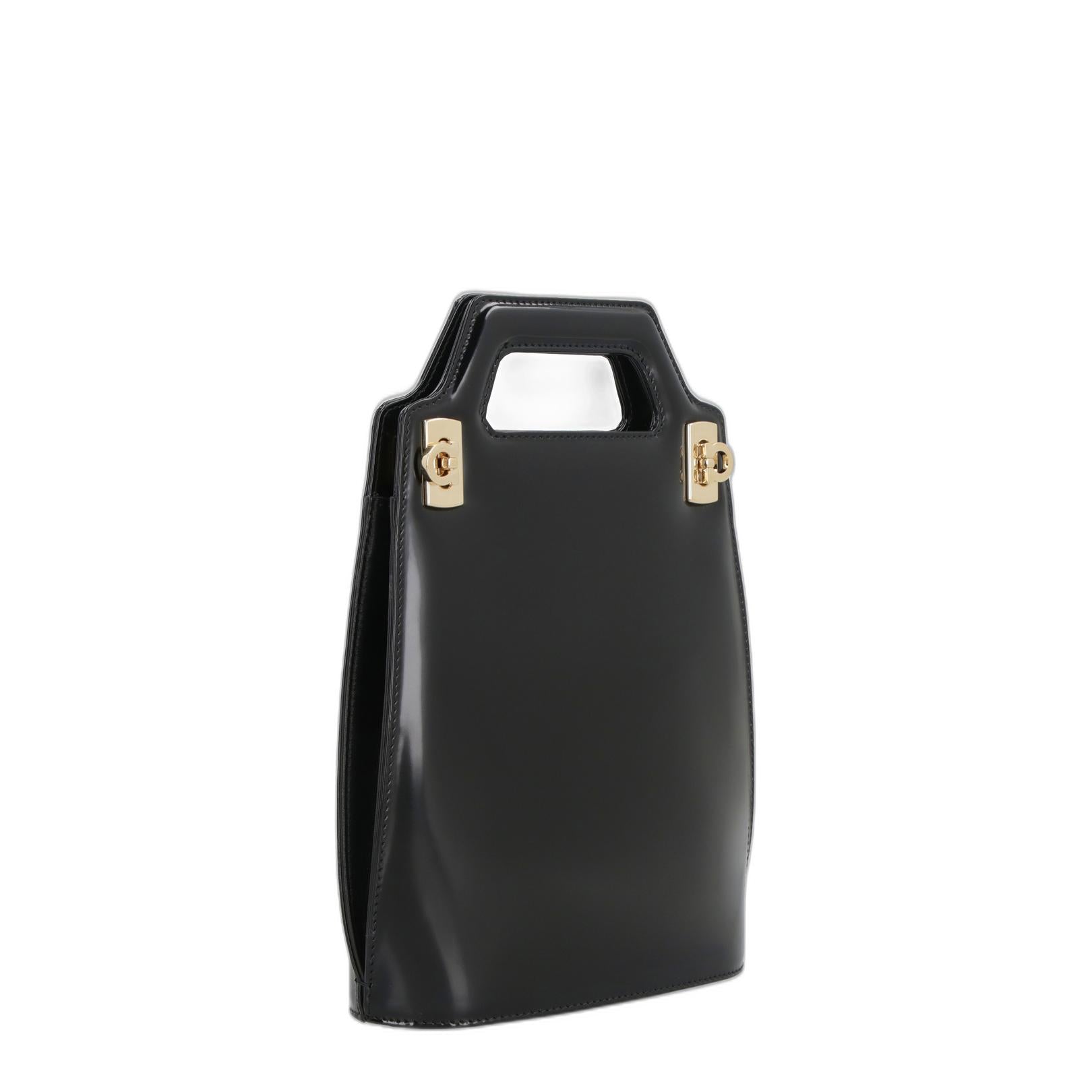 Ferragamo Wanda Leather Mini Bag - Image 2