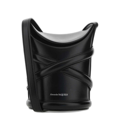 The Curve Leather Bucket Bag - Image 1