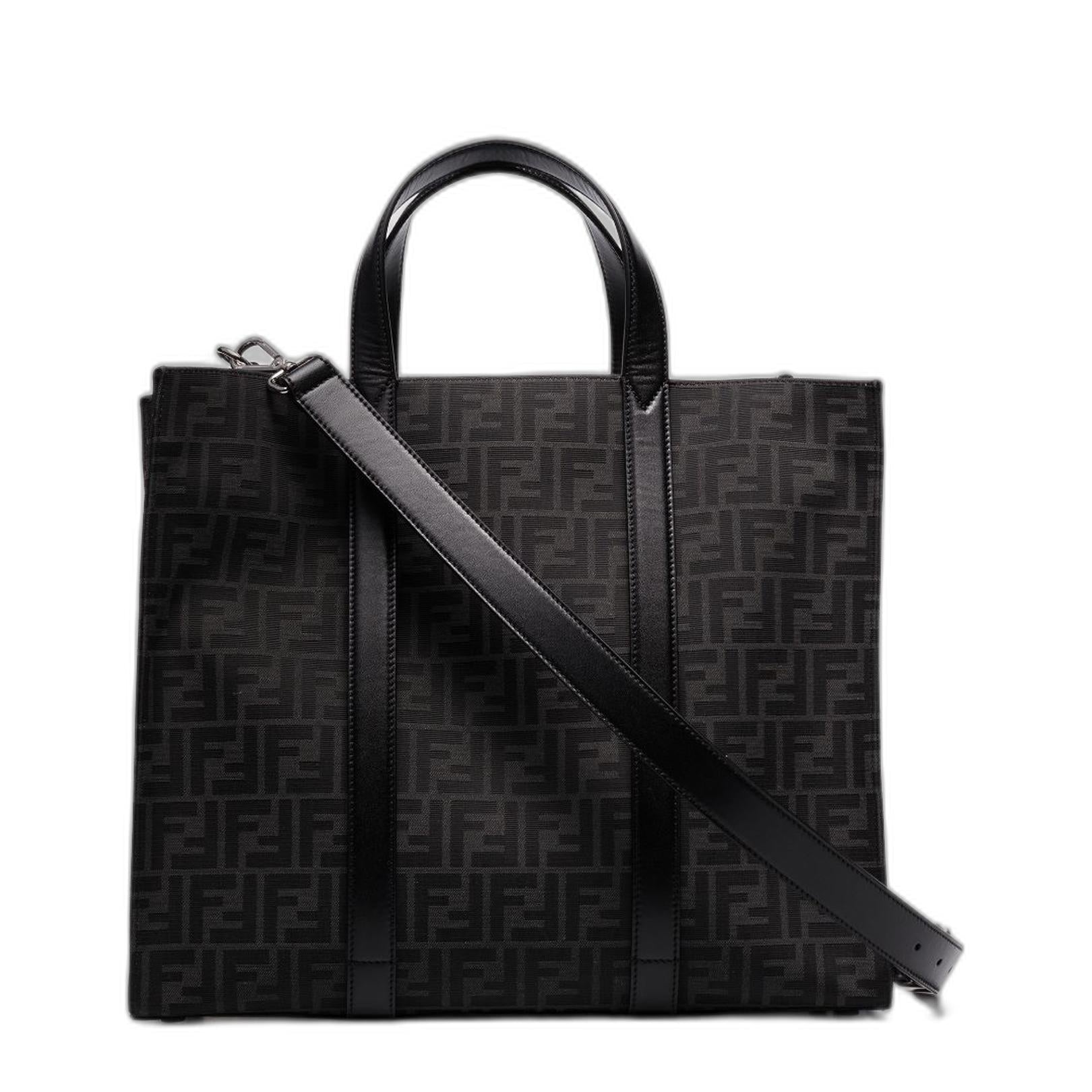 Ff Jacquard Tote Bag - Image 3