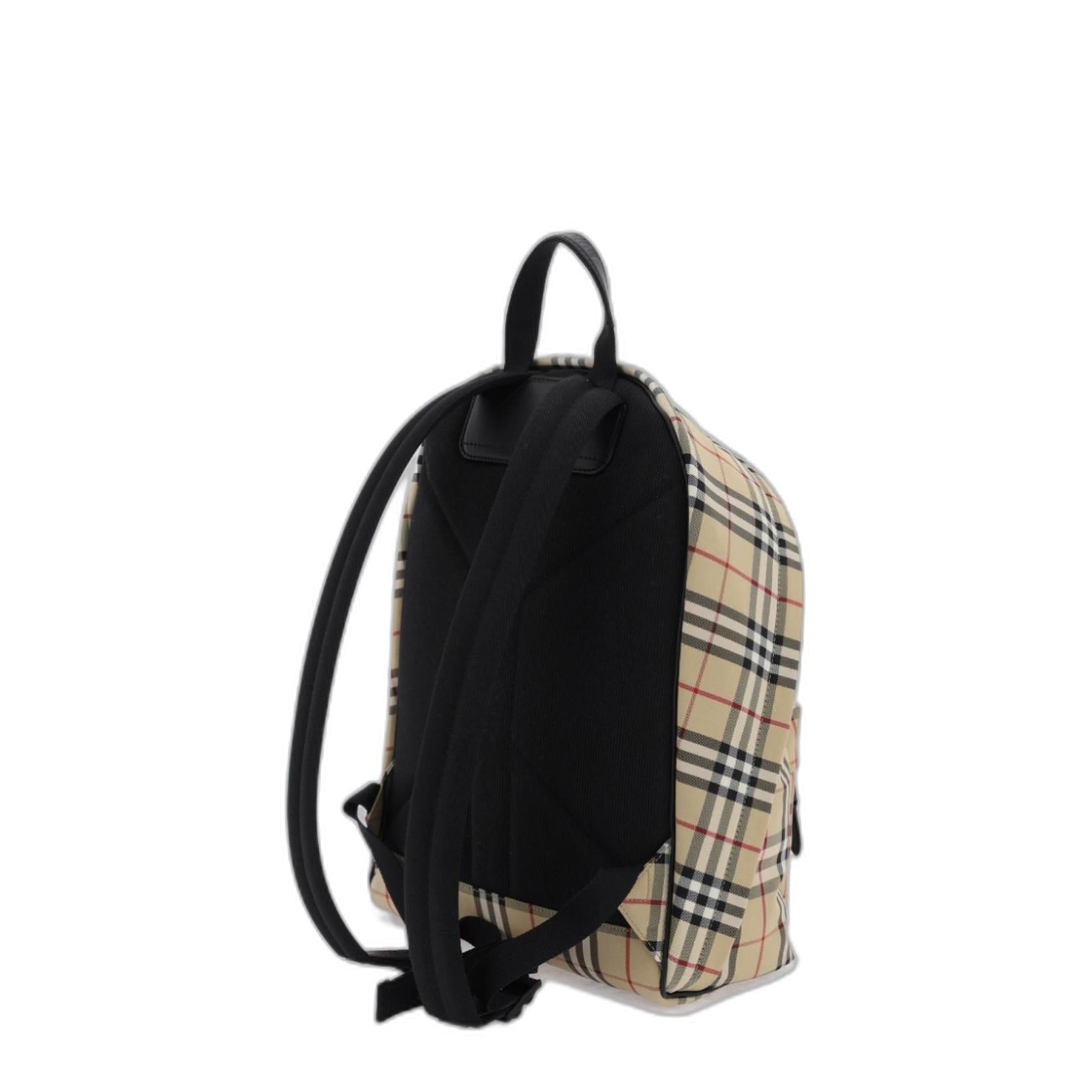 Check Backpack in Archive beige - Image 3