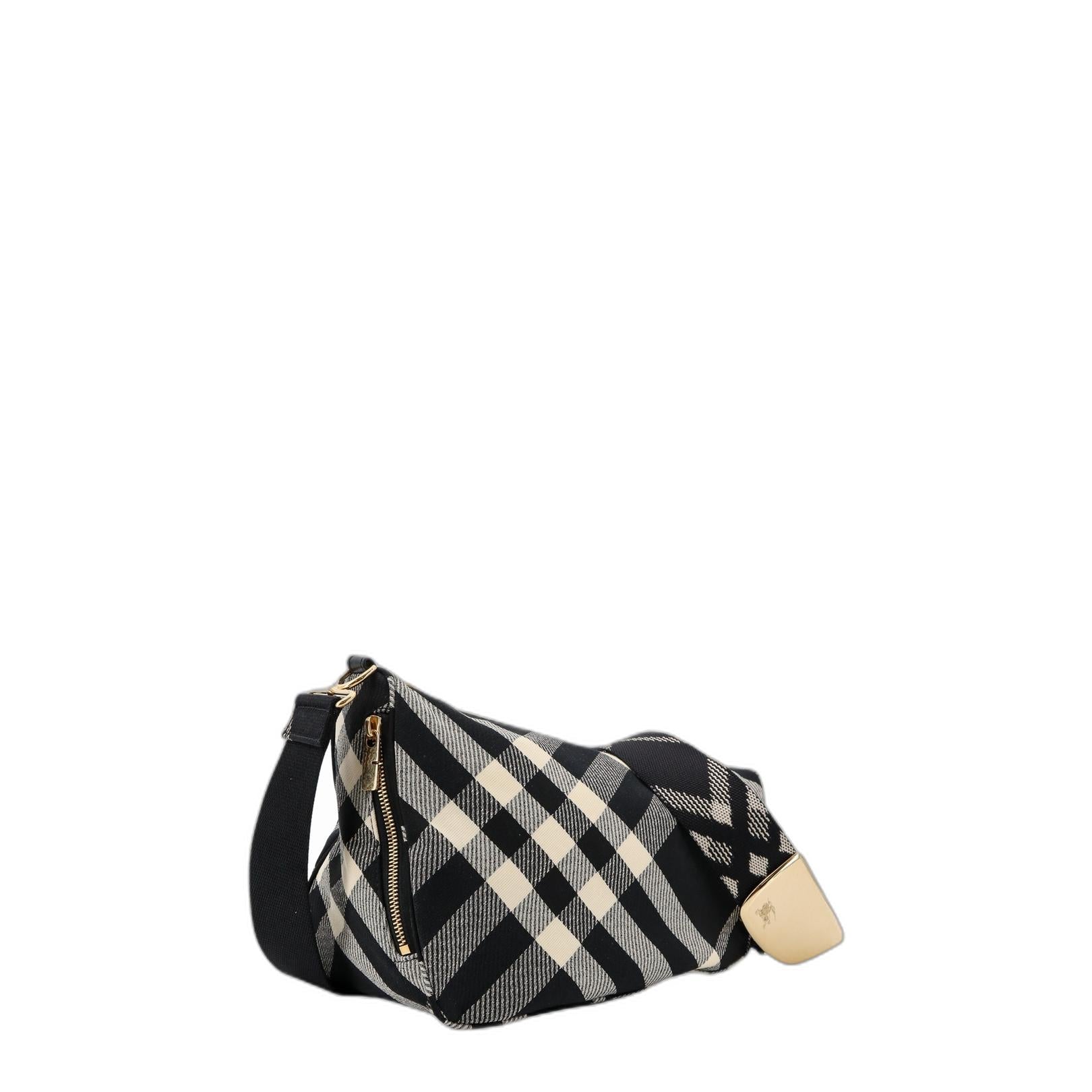 Metallic Leather Lockett City Shoulder Bag - Image 3