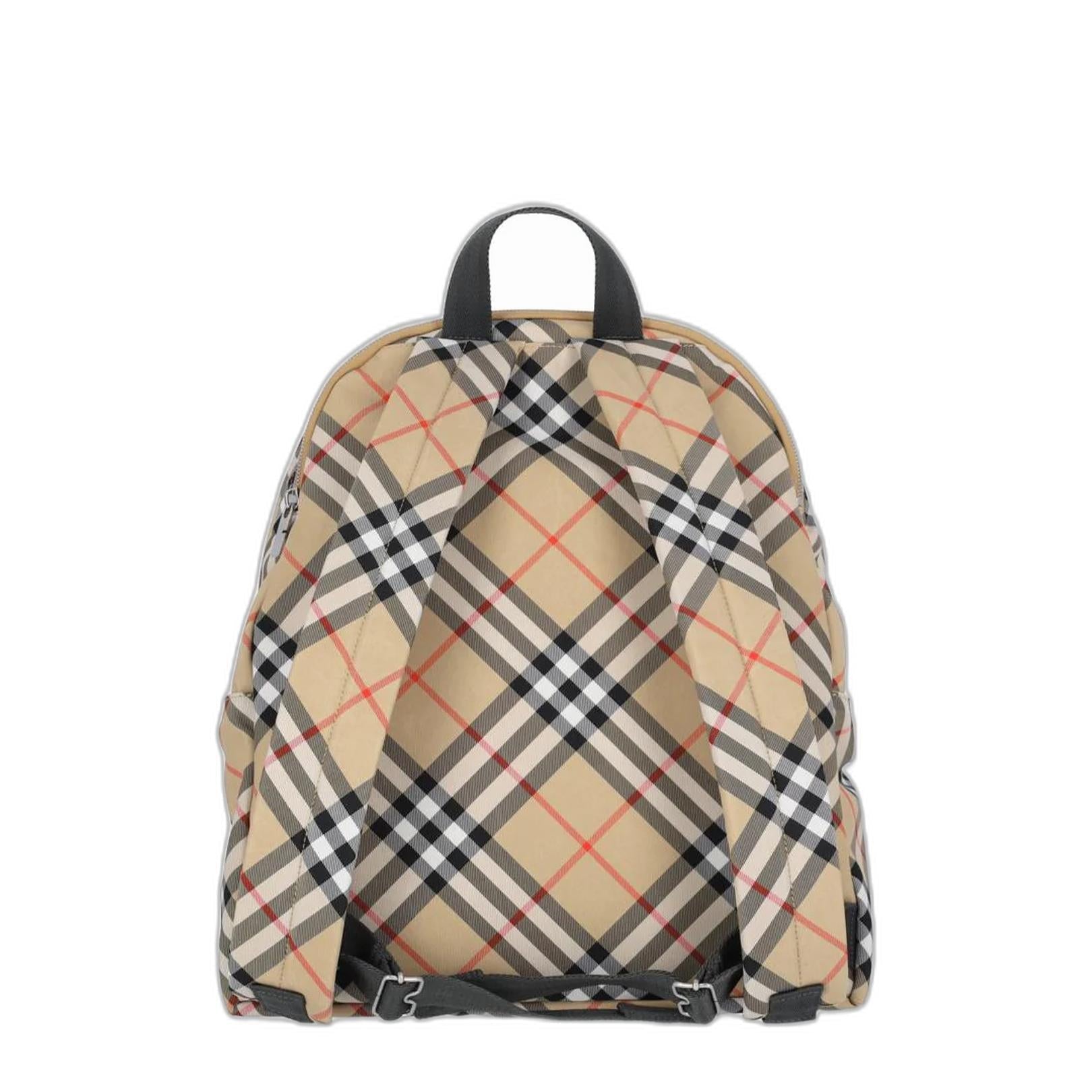 Check Nylon Backpack - Image 2