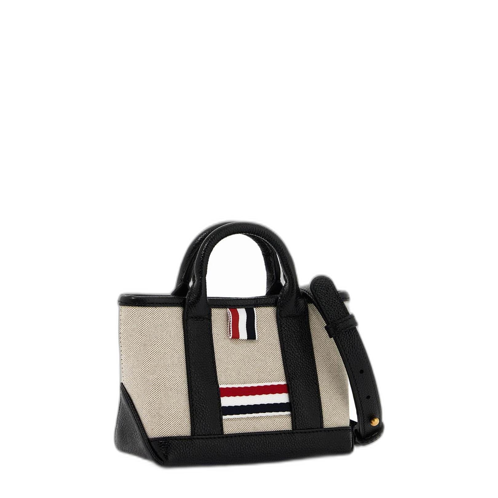 Mini Tool Leather Tote Bag - Image 2