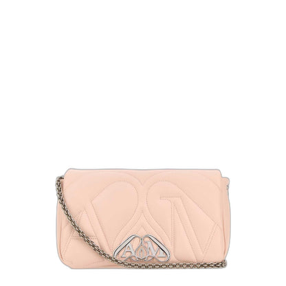 Pink Leather Small Seal Shoulder Bag - Image 1