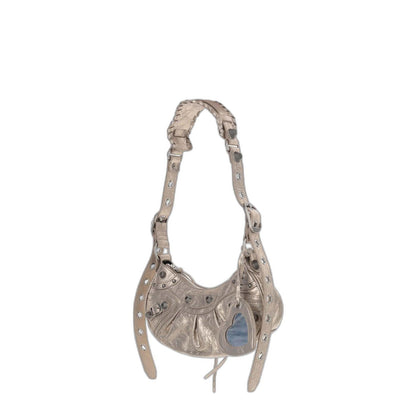 Le Cagole Xs Metallic Shoulder Bag - Image 3