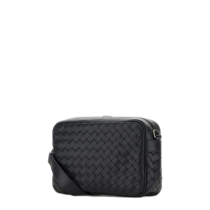 Graphite Leather Medium Camera Crossbody Bag - Image 2