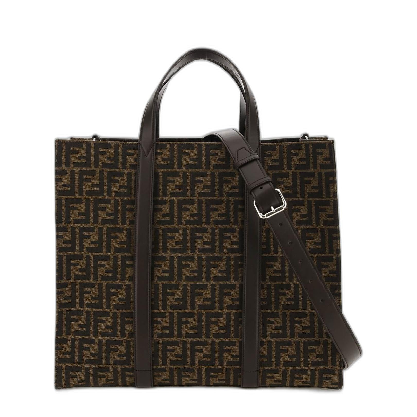 Ff Jacquard Tote Bag - Image 3
