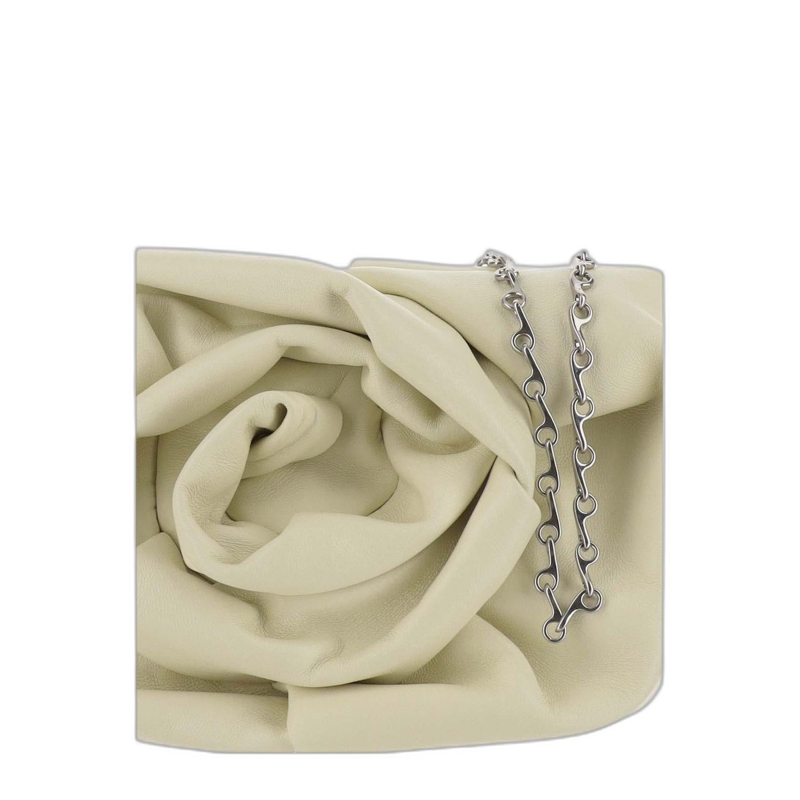 Rose Clutch Bag With Chain - Image 4