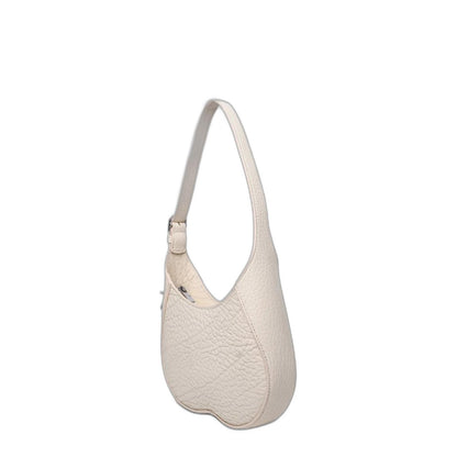 Small Chess Ivory Leather Bag - Image 4