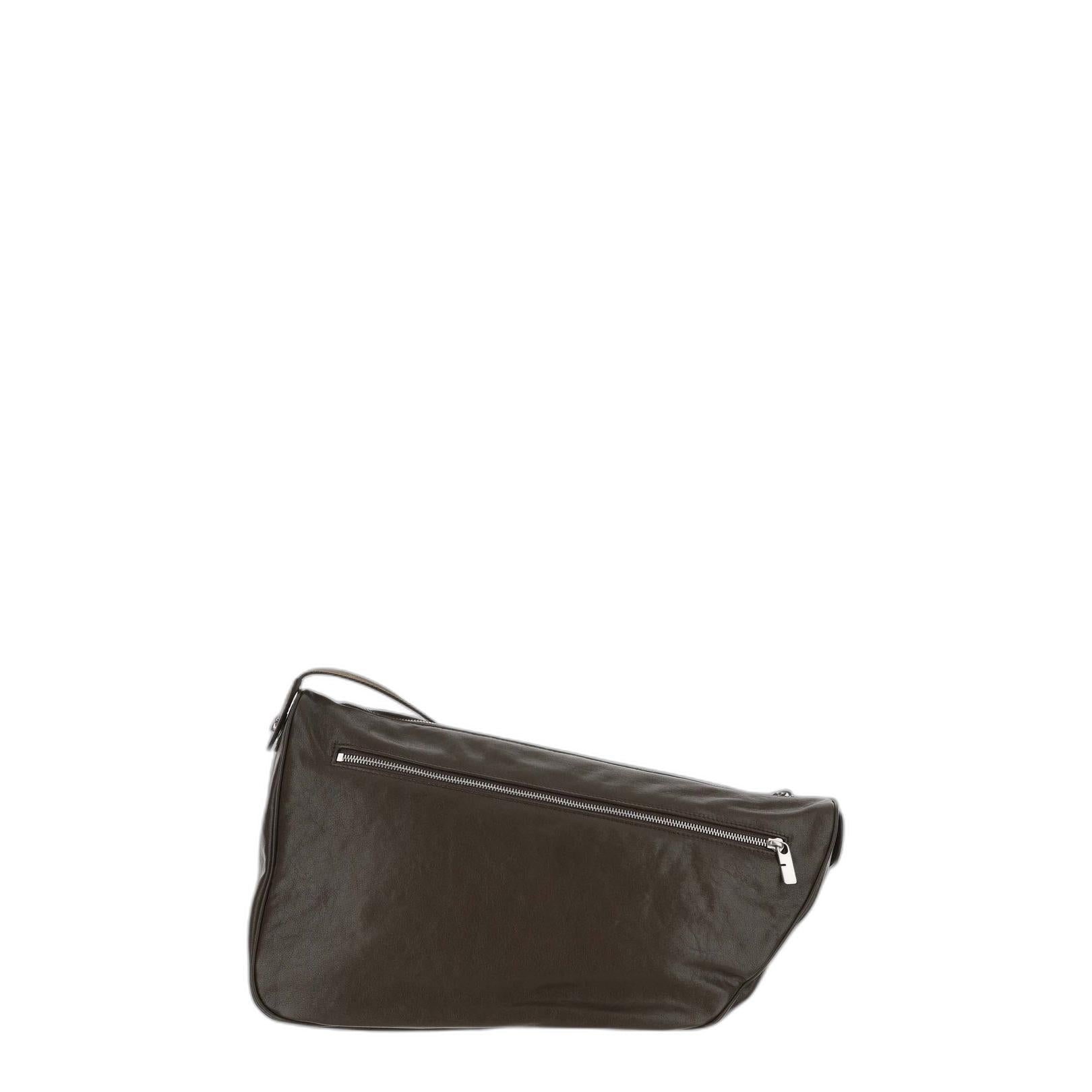 Military Green Solid Crossbody Bag - Image 2