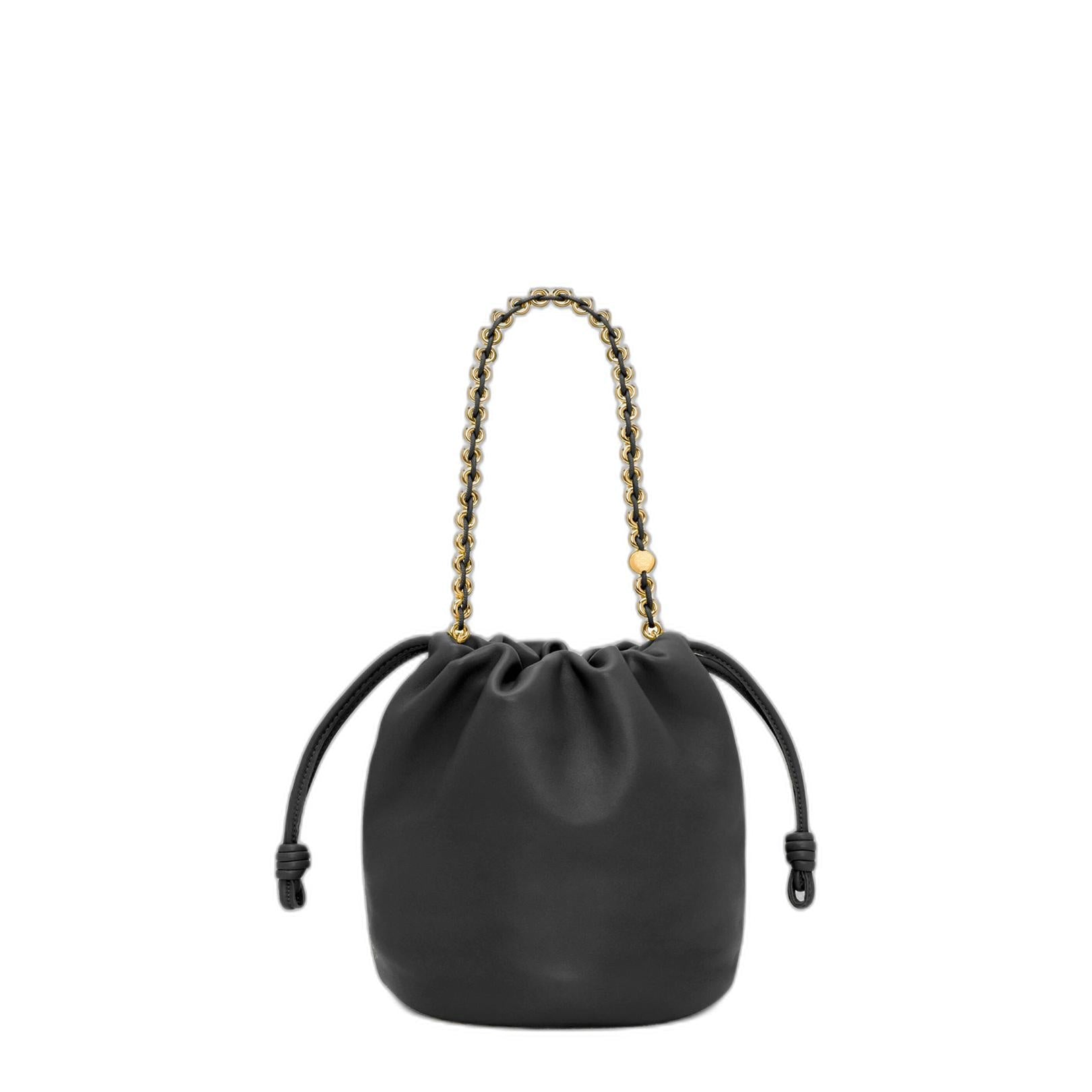 Flamenco Purse Bucket In Mellow Nappa Lambskin - Image 3