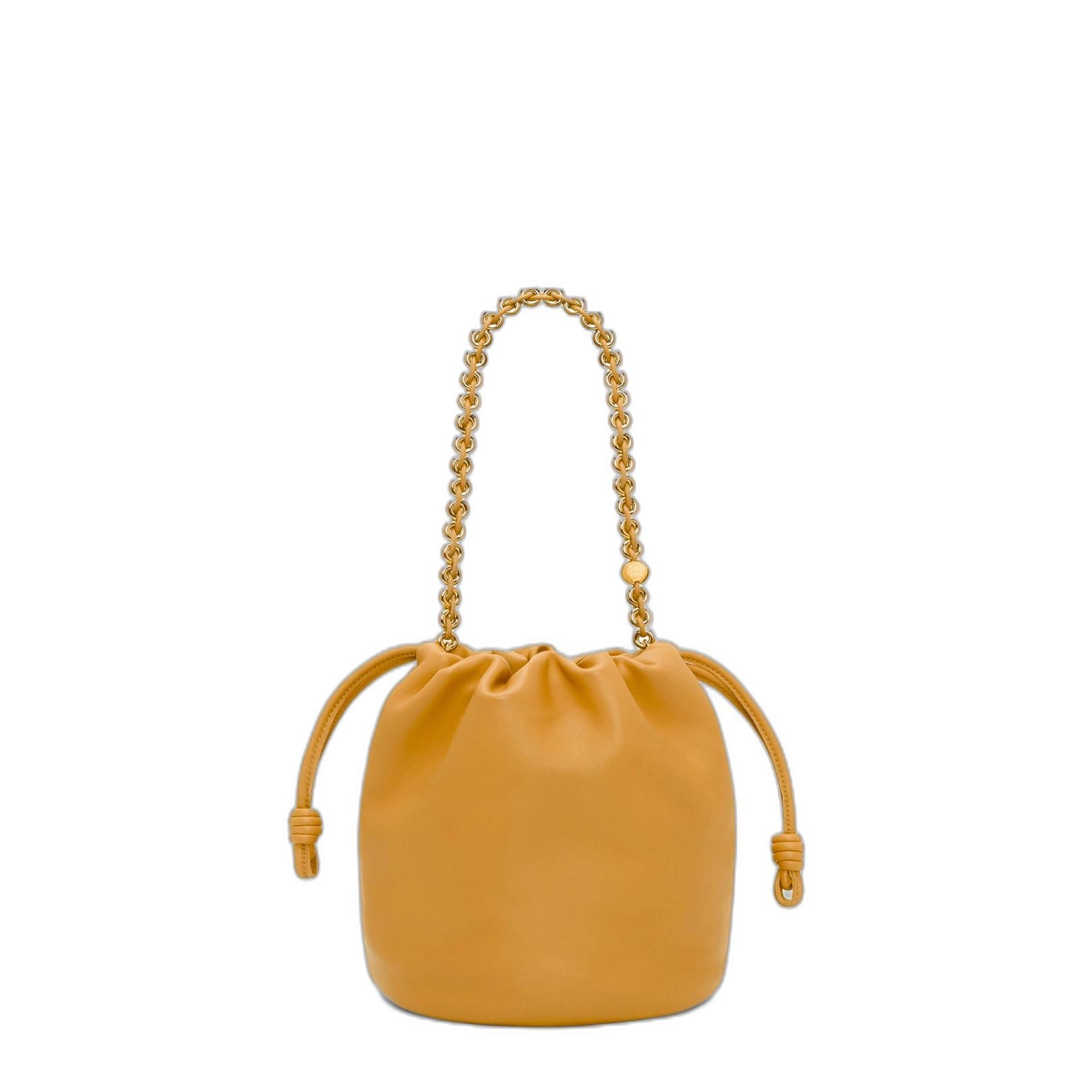 Flamenco Purse Bucket In Mellow Nappa Lambskin - Image 3