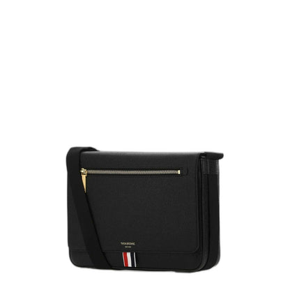 Black Leather Crossbody Bag - Image 2