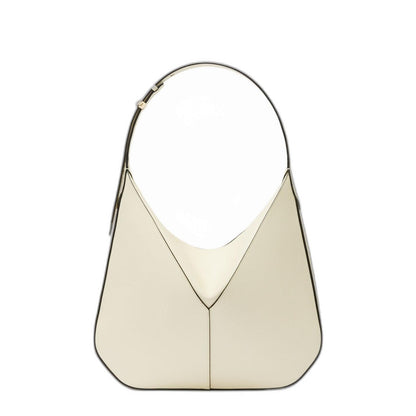 Camel Brown Leather Pebbled Texture Top Zip Fastening Panelled Design Adjustable Shoulder Strap - Image 1