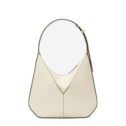 Camel Brown Leather Pebbled Texture Top Zip Fastening Panelled Design Adjustable Shoulder Strap - Image 3