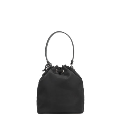 Prada Re-nylon Bucket Bag With Ramage Embroidery - Black - Image 5