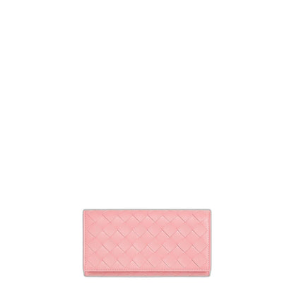 Bottega Veneta Intrecciato Nappa Continental Wallet - Pink - Image 3