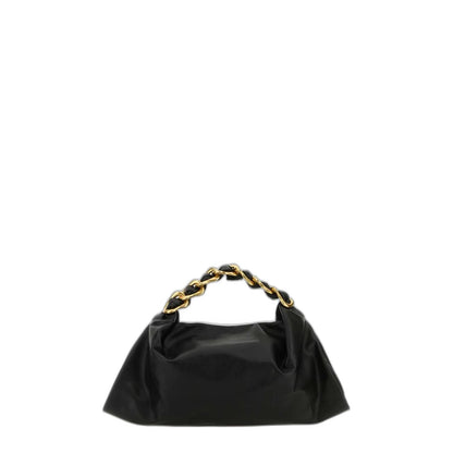 Burberry Black Leather Medium Swan Handbag - Image 1