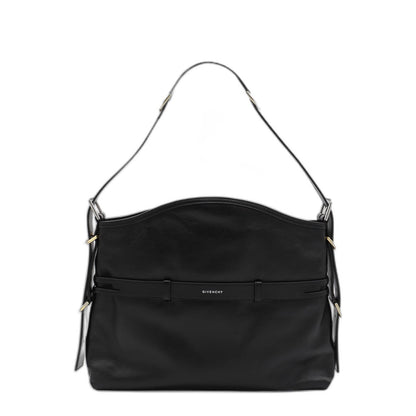 Givenchy Voyoum Medium Shoulder Bag In Shiny Leather - Black - Image 2